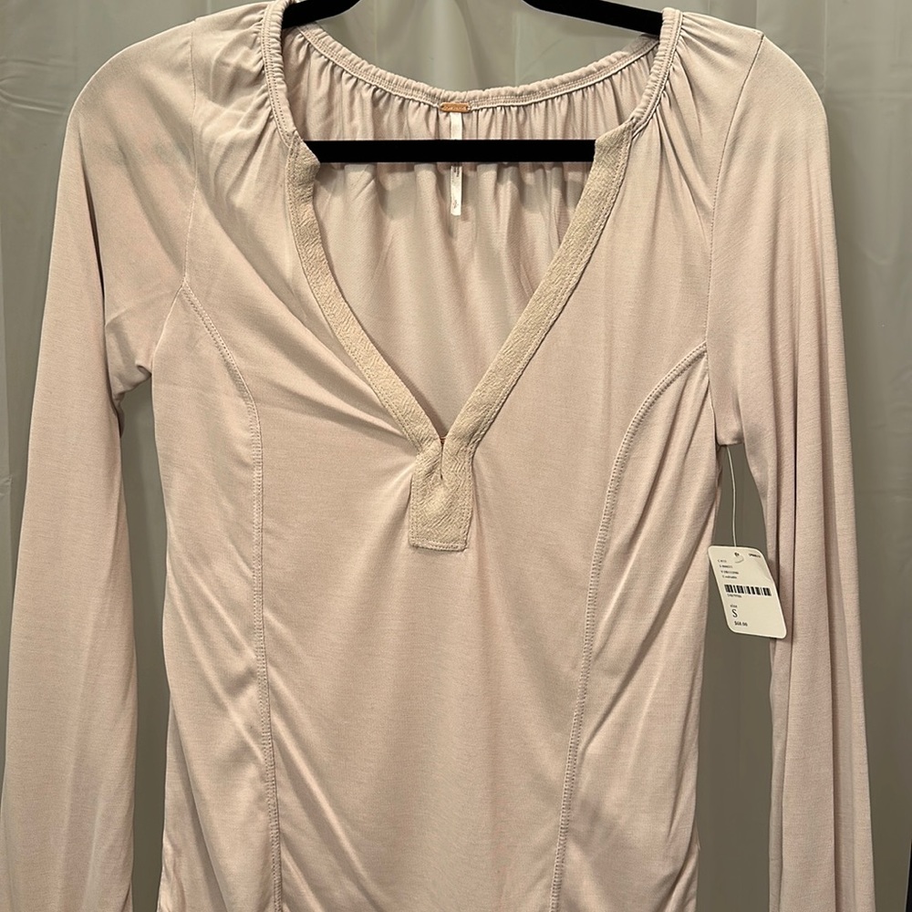Light pink top